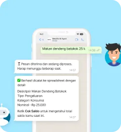 Input Lewat Whatsapp